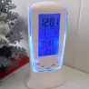 LED - blue luminous digital clock - electronic calendar - thermometer - 7-sounds alarm clockClocks