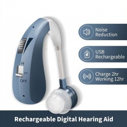 Rechargeable - Mini Digital Hearing Aid - Wireless Ear Aids
