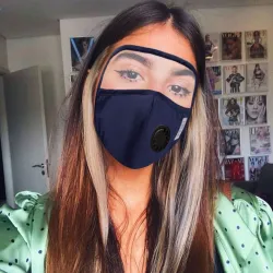 Face Mask - Washable - Black - Blue - RedMondmaskers