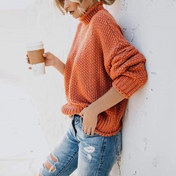 Women Sweaters - Long Sleeve - KnittedDames mode