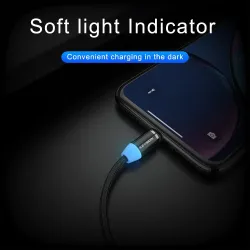 LED Magnetic USB Cable - Fast Charging - Type C - Micro USB - iOSKabels