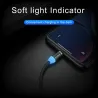 LED Magnetic USB Cable - Fast Charging - Type C - Micro USB - iOSKabels