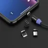 LED Magnetic USB Cable - Fast Charging - Type C - Micro USB - iOSKabels