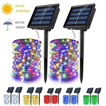 Christmas Decorations - Solar String - Fairy Lights - WaterproofVerlichting