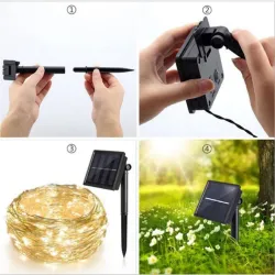 Christmas Decorations - Solar String - Fairy Lights - WaterproofVerlichting