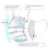 Mouth / face masks - 3-layer - disposable - tie-dye pattern - 10 - 20 - 30 - 50 - 60 - 70 pieces