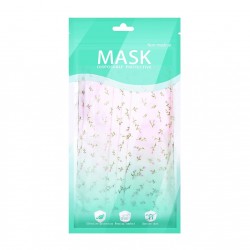 10 - 100 stuks - wegwerp antibacteriële gezichts- / mondmaskers - 3-laags - bloemenprintMondmaskers