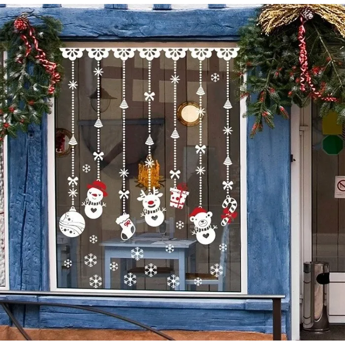 Kerstdecoratie - raamstickersKerstmis