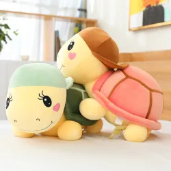 Schildpad met hoed - knuffel - 25cm - 35cm - 45cm - 60cmKnuffels