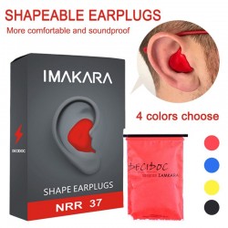 Moldable Shaped - Noise Reduction - Earplugs - 60Pcs