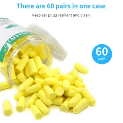 Soft - Sponge Earplugs - 30/60 pairsSlapen