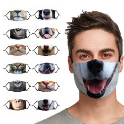 Tier Gesichtsmaske - Antistaub - Wiederverwendbar