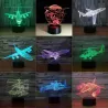 Air Plane Lamp - 3D Light - LED - 7 ColorsVerlichting