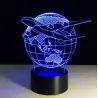 Air Plane Lamp - 3D Light - LED - 7 ColorsVerlichting