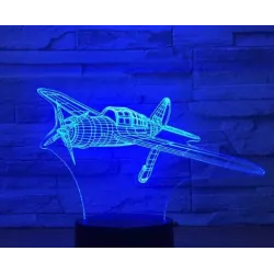 Air Plane Lamp - 3D Light - LED - 7 ColorsVerlichting