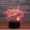 Air Plane Lamp - 3D Light - LED - 7 ColorsVerlichting