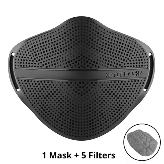 Camouflage - Respirator Face Mask - Silicone - 1pcMondmaskers