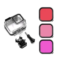 Go Pro 8 - Housing - Protective Case - FiltersBescherming