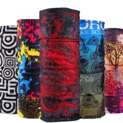 Multifunctional scarf - face / head / neck cover - printed bandana