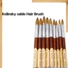 Acrylic Nail Brush - Wood HandleBorstels