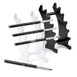 Nail Art - Brush Holder - Black - WhiteApparatuur