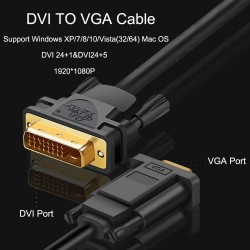 DVI auf VGA - Kabeladapter
