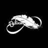 Bird feather - vinyl car stickerStickers