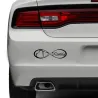Family Forever & harten - autostickerStickers