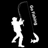 Go Fishing - autosticker - 9,2 * 15,2 cmStickers