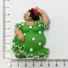 Spanje - Barcelona - Malaga - flamencodanseres - toeristische souvenirs - koelkastmagnetenKoelkastmagneten
