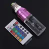 Acryl kristal LED lamp - RGB - E27 - E14 - AC85 - 265VE14