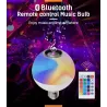 12W - E27 - RGB - LED-lamp met Bluetooth-luidspreker - afstandsbedieningE27