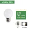 E27 3W AC 220V SMD 2835 - colourful RGB LED bulb - 10 piecesE27