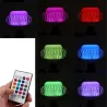 E27 - RGB LED lamp met draadloze Bluetooth speaker - afstandsbediening - 110V-220V 6WE27