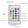 E27 - RGB LED bulb with wireless Bluetooth speaker - remote control - 110V-220V 6WE27