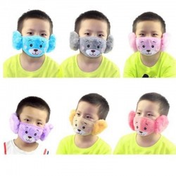 2 in 1 - ear muffs / face mask for children - plush bearMouth masks