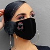2 in 1 - face / mouth mask with earmuffs - Christmas print