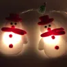 String met sneeuwmannen - LED kerstboom decoratieve verlichtingKerstmis