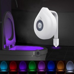 LED - toiletbrilverlichting - nachtlampje - 8 verwisselbare kleurenBadkamer & Toilet