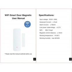 Smart WiFi Sensor - Tür offen / geschlossen Detektor Google - Klimaanlagen alexa en Google