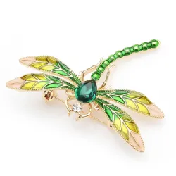Crystal dragonfly - broochBrooches