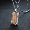 Palissander hanger - ketting - sleutelhanger - armbandHalskettingen