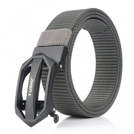 Tactical nylon belt with metal buckle - adjustable