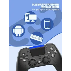 PS4 / PS5 - Bluetooth draadloze controller - dubbele trilling - PC / AndroidController