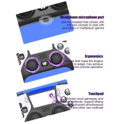 PS4 / PS5 - Bluetooth draadloze controller - dubbele trilling - PC / AndroidController