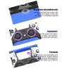 PS4 / PS5 - Bluetooth draadloze controller - dubbele trilling - PC / AndroidController
