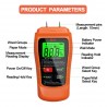 MT-18 - orange - digital tester - holz / papier feuchtigkeitsmesser - wandfeuchte sensor - tester
