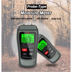 MT-18 - grey - digital tester - wood / paper moisture meter - wall moisture sensor - testerElectronics & Tools