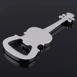 Stainless steel bottle opener - guitar shapeBar supply