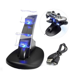 PS4 / Pro / Slim - controller oplaadstation - standaard - dubbele USB - LEDOpladers